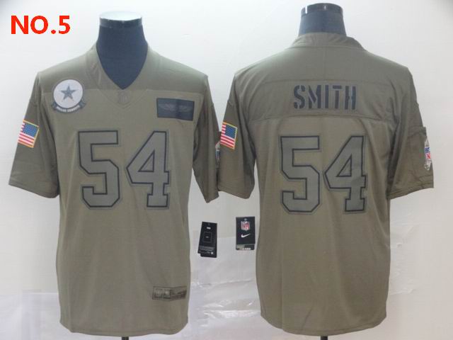 Men's Dallas Cowboys #54 Jaylon Smith Jerseys NO.5;